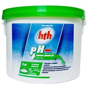 Порошок ph минус для бассейнов hth (Франция) - 5 кг.