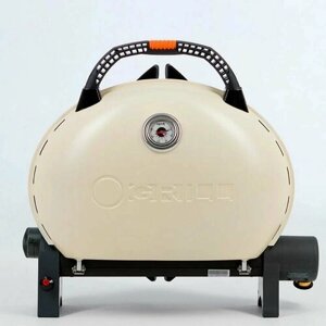 Портативный газовый гриль O-GRILL 500M bicolor (Кремовый) + адаптер А