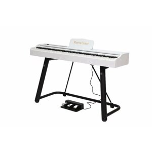 Портитивное цифровое пианино Pierre Cesar M430D-WH, белый (без подставки, с одиночной педалью)