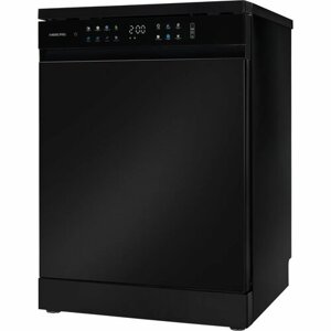 Посудомоечная машина HIBERG F68 1530 LB с возможностью встраивания, 8 программ, 15 комплектов, цвет черный