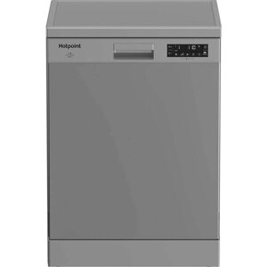 Посудомоечная машина HOTPOINT HF 5C84 DW X, полноразмерная, напольная, 59.8см, загрузка 15 комплектов, нержавеющая сталь [869894700030]