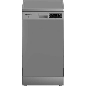 Посудомоечная машина HOTPOINT HFS 2C85 DW X, узкая, напольная, 44.8см, загрузка 11 комплектов, нержавеющая сталь [869894600040]