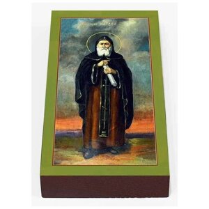 Преподобный Матфей Чернеево-Шацкий, икона на доске 7*13 см
