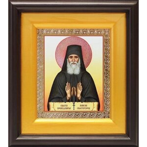 Преподобный Паисий Святогорец (лик № 031), икона в широком киоте 16,5*18,5 см