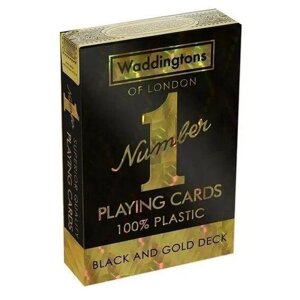 Профессиональные подарочные пластиковые игральные карты для покера Waddingtons No. 1 WINNING Moves WM00755-EN1-12