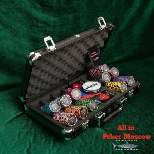 Профессиональный покерный набор на 300 фишек POKER ROOM - номер 100