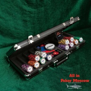 Профессиональный покерный набор на 500 фишек EPT - номер 100