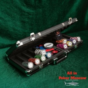 Профессиональный покерный набор на 500 фишек Модель POKER - номер 100