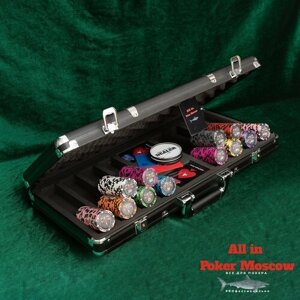 Профессиональный покерный набор на 500 фишек POKER ROOM - номер 100