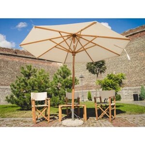 Профессиональный зонт Scolaro Palladio Standard,2,5 м, слоновая кость