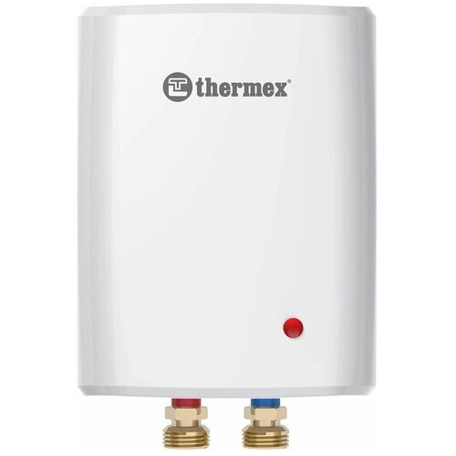 Проточный электрический водонагреватель Thermex Surf 5000, душ, белый