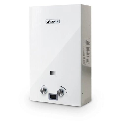 Проточный газовый водонагреватель WertRus 10E White, белый