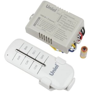 Пульт управления Uniel световыми и бытовыми приборами (3 канала) 30м UCH-P005-G3-1000W-30M