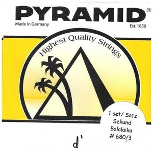 Pyramid 680/3 Струны для балалайки секунда (3 струны)