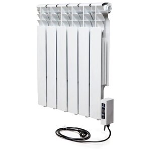 Радиатор отопления электрический энергоэффективный Normand 6 с электронным терморегулятором
