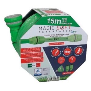 Растягивающийся шланг для полива IDROEASY Magic Soft Smart 5/8" до 15м
