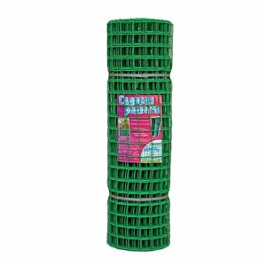 Решетка садовая пластиковая, ячейка 50 х 50 мм рулон 1 х 20 м, зеленый