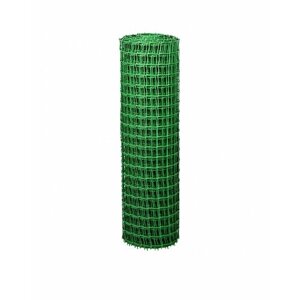 Решетка заборная в рулоне 1х20 м, ячейка 50х50 мм, зеленая