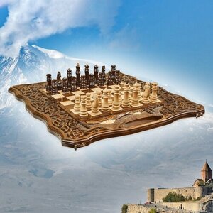Резные нарды и шахматы Великая гора