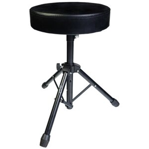 ROCKDALE 5132 Круглый стул для барабанщика, диам 30 см, выс 52 см, металл, чёрный