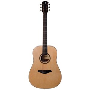 ROCKDALE Aurora D3 NST Акустическая гитара дредноут, цвет натуральный, сатиновое покрытие