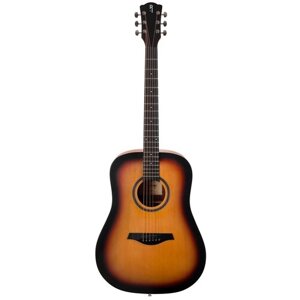 ROCKDALE Aurora D3 SBST Акустическая гитара дредноут, цвет санберст, сатиновое покрытие
