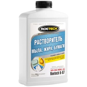 Roetech К-87 растворитель мыла, жира, бумаги, 0.946 л/1.02 кг