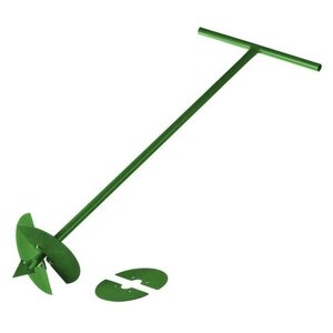 Росток Бур садовый ручной, со сменными ножами: d = 150 мм, d = 200 мм, L = 1 м