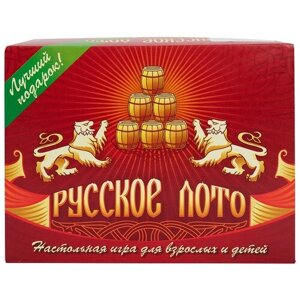 Русское лото "Два Грифона", 24 карточки, карточка 21 х 7.5 см 3091531