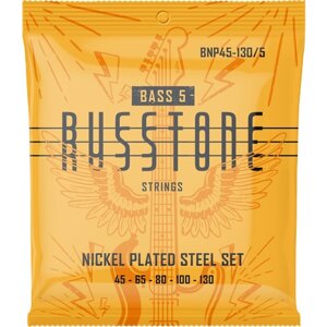 Russtone BNP45-130/5 - Струны для бас-гитары Nickel Plated Bass (45-65-80-100-130)