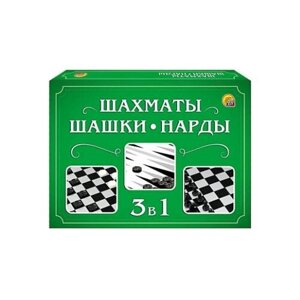 Рыжий кот Шахматы, шашки, нарды (мини-коробка) ИН-1612