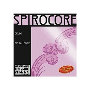 S3233 Spirocore Отдельные струны C+G (До+Соль) для виолончели размером 4/4, Thomastik