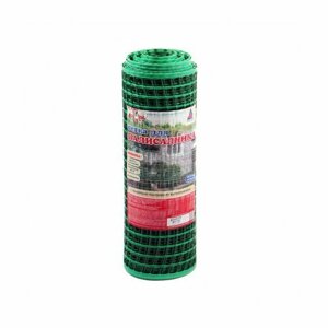 Садовая сетка для палисадника 1.0х10м (ячея 20х20мм) хаки-зеленая