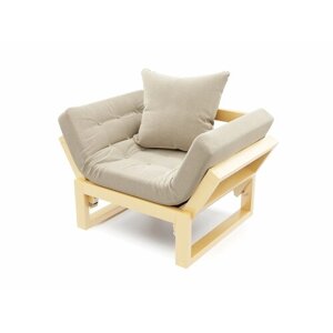 Садовое кресло Soft Element Асмунд, бежевый-желтый, массив дерева, на террасу, на веранду, для дачи, для бани
