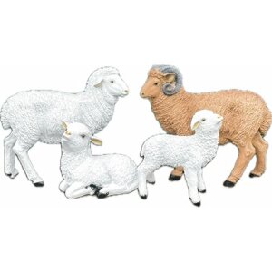 Садовые фигуры - Семья овечек