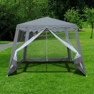 Садовый шатер Afina AFM-1036NB Grey (3x3/2.4x2.4)