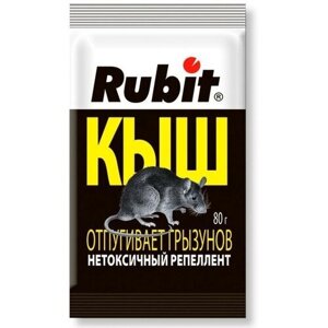 Саше-пакет "Rubit", от грызунов, "КЫШ", 80 г, 2 штуки