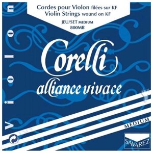 Savarez 800mb Medium Corelli Alliance Vivage - струны для скрипки