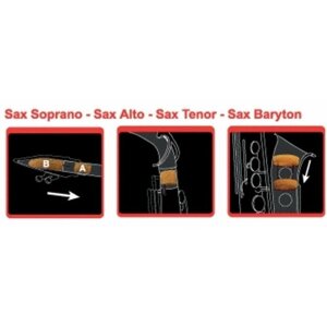 SAXMUTE сурдина для сопрано-саксофона сурдина для сопрано-саксофона (1шт)