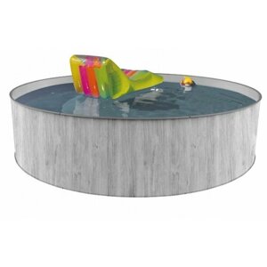 Сборный морозоустойчивый бассейн для дачи Акватюнинг Стандарт 3.6х1.2 м (серый)