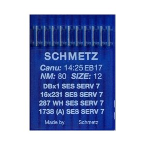 Schmetz иглы промышленные dbx1 SES SERV7 №80 10 шт.