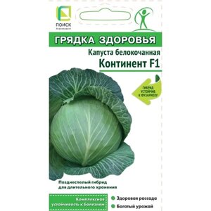 Семена Капуста белокочанная Континент F1 0,2 гр.