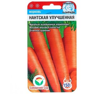 Семена Морковь "Нантская улучшенная", 2 г