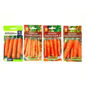 Семена моркови (в комплекте 4 шт.)
