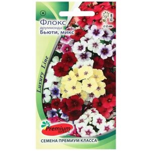 Семена Premium seeds Флокс друммонда Бьюти микс, 0,1 г