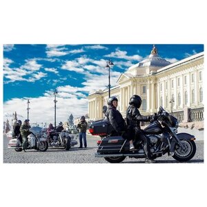 Сертификат Экскурсия "ЛикБезЪ" на мотоцикле Harley Davidson, 1 чел. (1,5 ч.) (Ленинградская область)