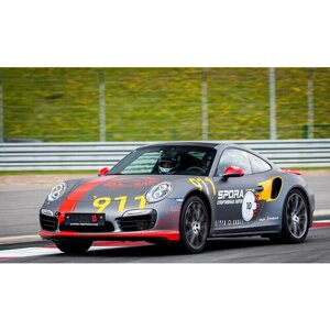 Сертификат в подарочной упаковке Заезд за рулем Porsche-911 Turbo S, трек-сессия 15 мин. (Подмосковье) (Московская область)