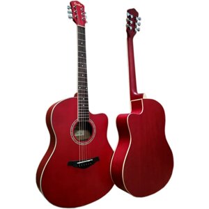 Sevillia IWC-39M RDS гитара акустическая с вырезом. Мензура 650 мм. Цвет красный