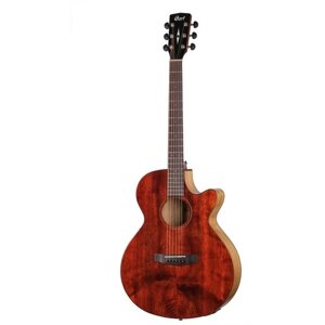 SFX-Myrtlewood-BR SFX Series Электро-акустическая гитара, с вырезом, коричневая, Cort