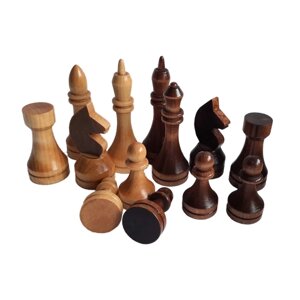 Шахматные фигуры деревянные - 10,5 см в подарочной коробке (без подклейки)